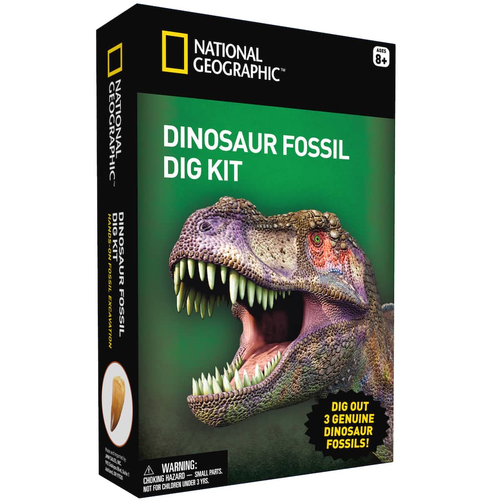 Ages 6 DINO POOP MINI DIG KIT w/ Dinosaur Fossil * Discover w/ Dr Cool New